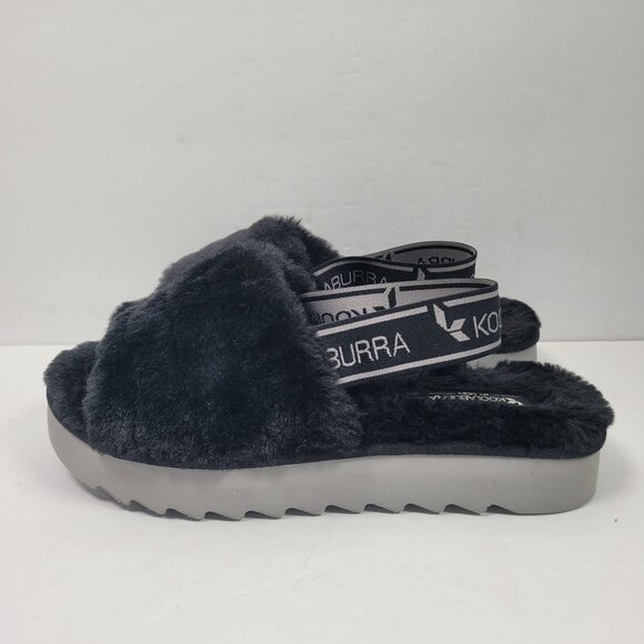 Koolaburra by UGG FUZZ'N II Women's Faux Fur Slipper Sandals US Size 7 - Picture 2 of 8